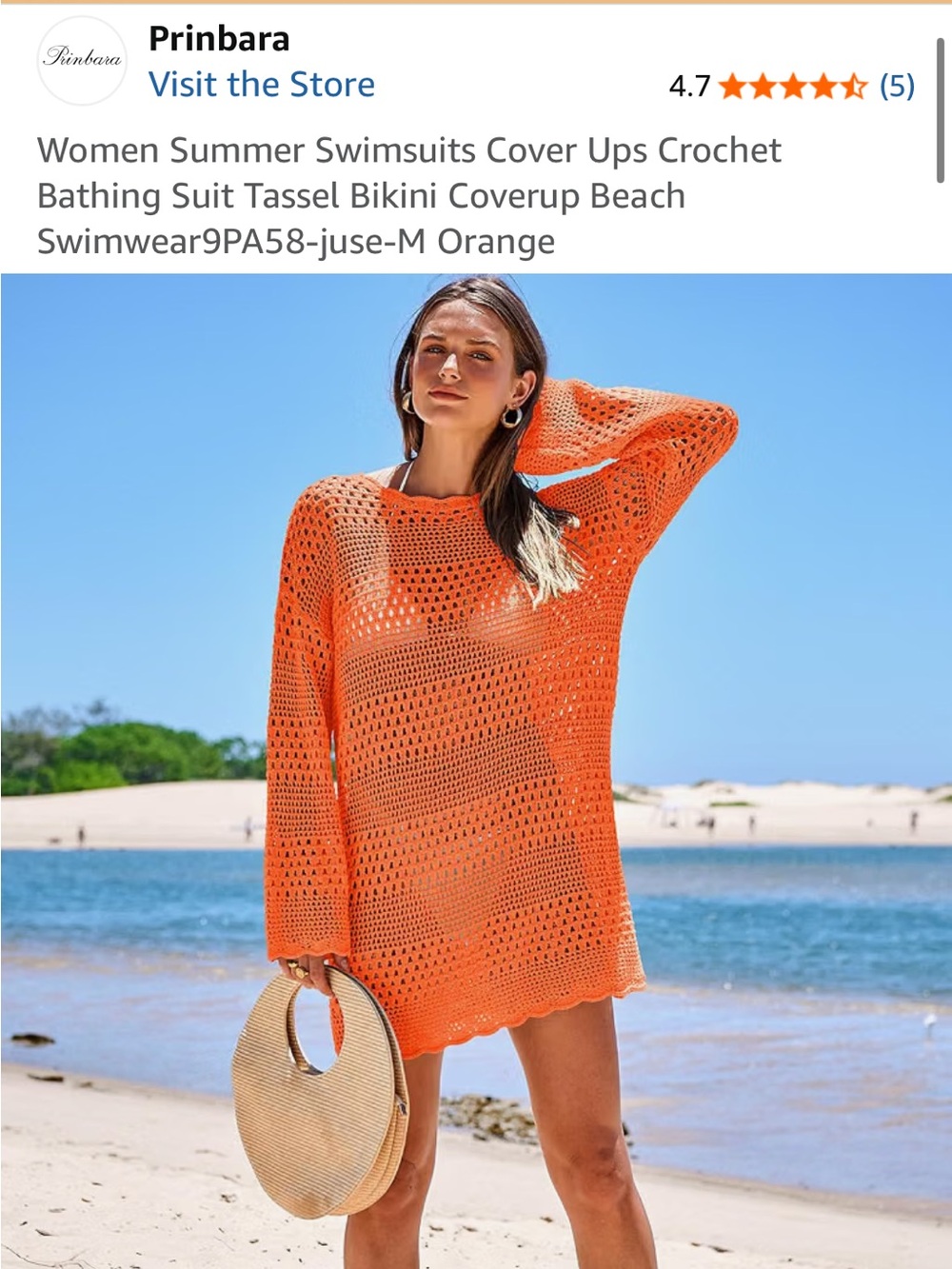 Crochet Beach Cover-Up - Picture 2 of 6